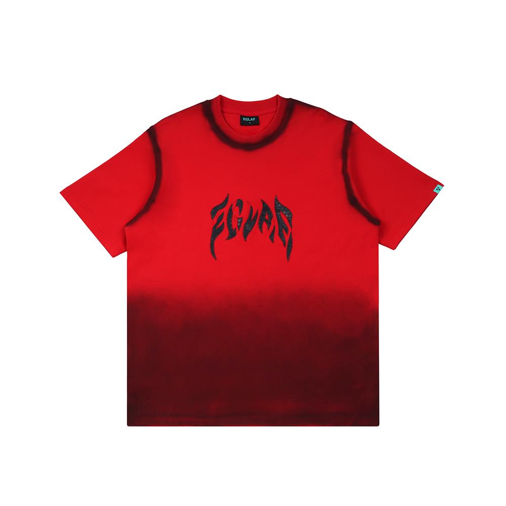 Flames Eglaf Logo Tee (Red)