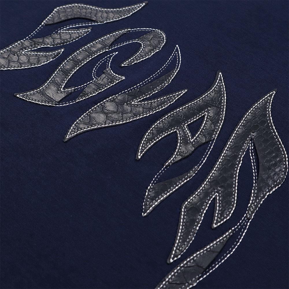 Flames Eglaf Logo Tee (Blue)