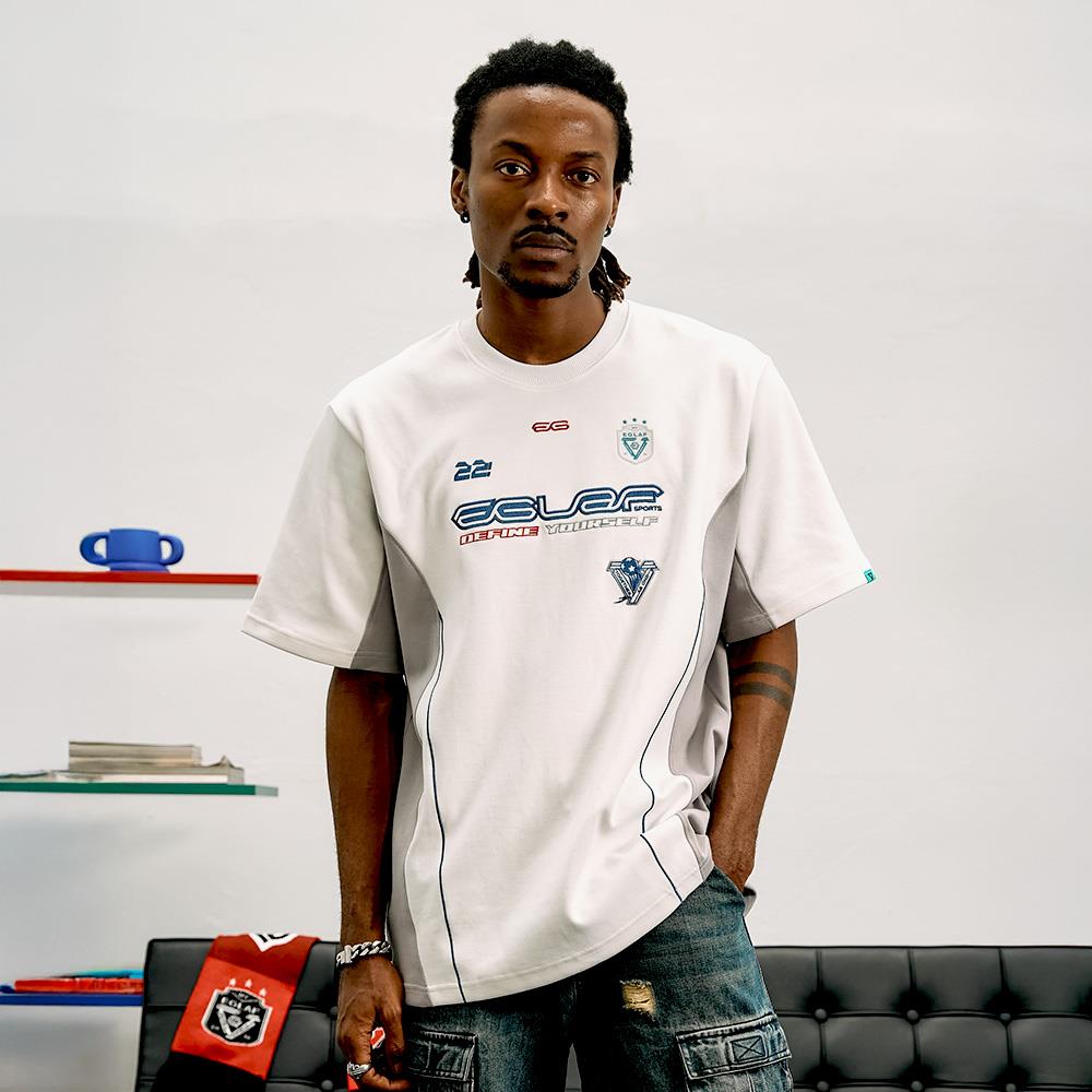 AG Jersey Logo Tee (White)