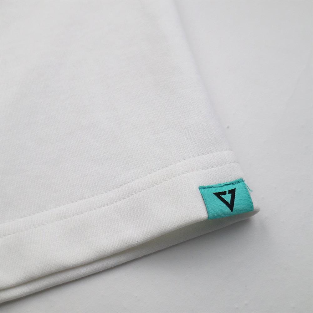 RU Chest Embroidery Logo Tee (White)