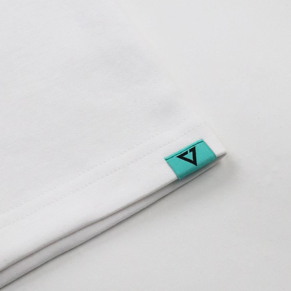 MV Gradient Logo Tee (White)