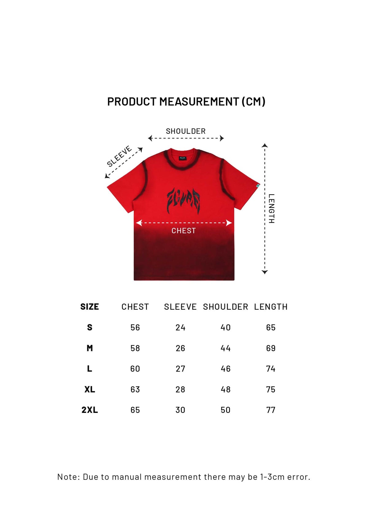 Flames Eglaf Logo Tee (Red)