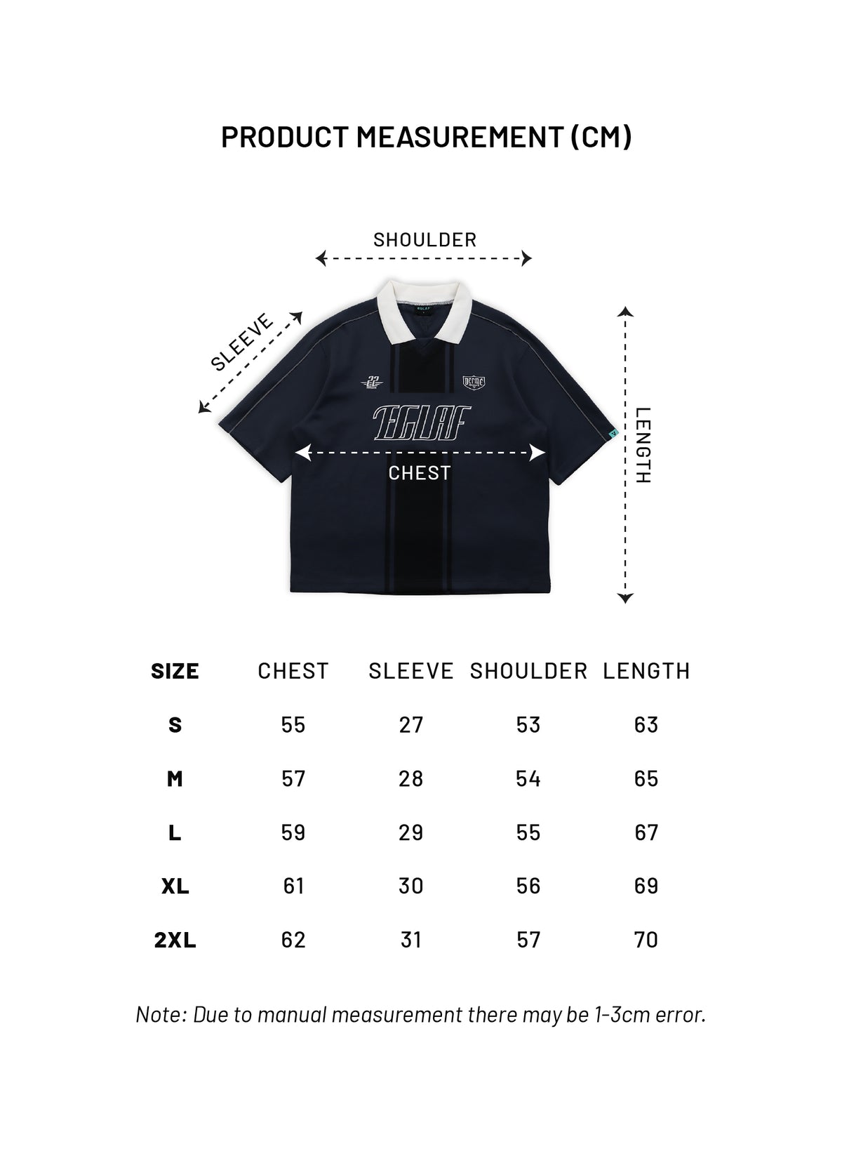 R//W Boxy Jersey (Dark Blue)