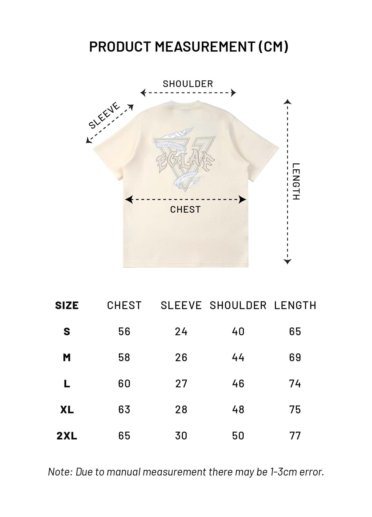 Sculpta Triangle Logo Tee (Cream White)