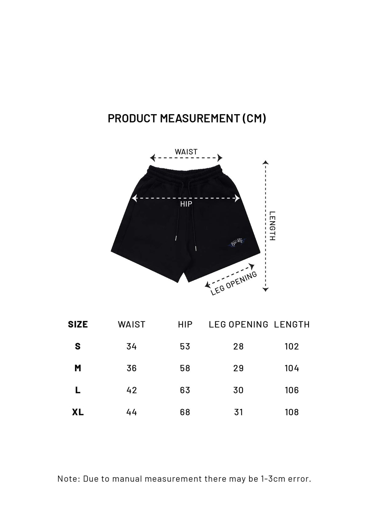 Thorn Casual Shorts (Black)