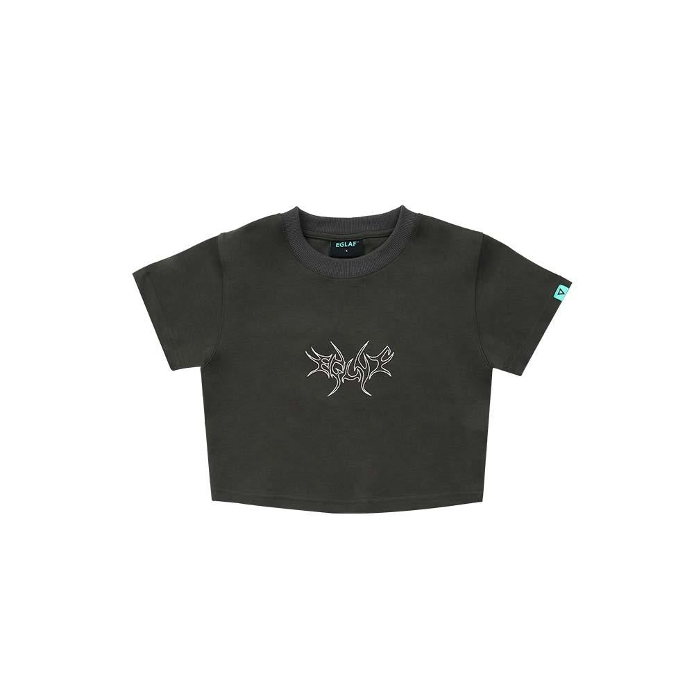 Thorn Crop Top (Grey)