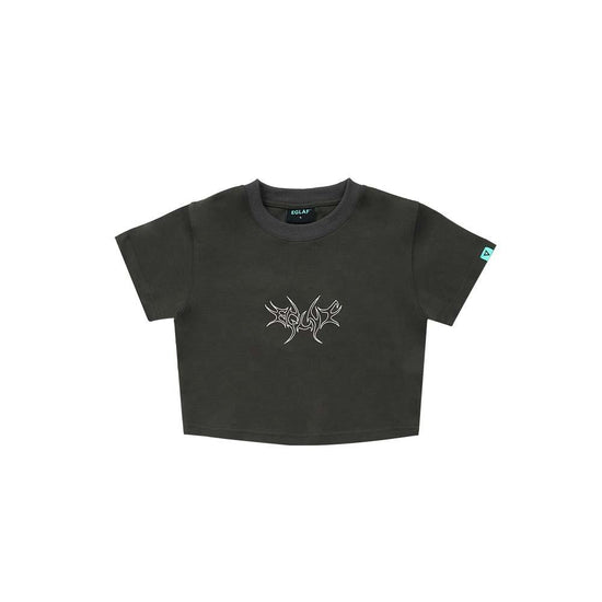 Thorn Crop Top (Grey)