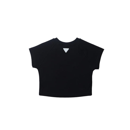 EGLAF Basic Logo Crop Top (Black)