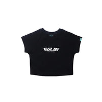 EGLAF Basic Logo Crop Top (Black)