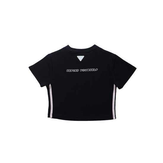 EGLAF Basic Lined Crop Top (Black)