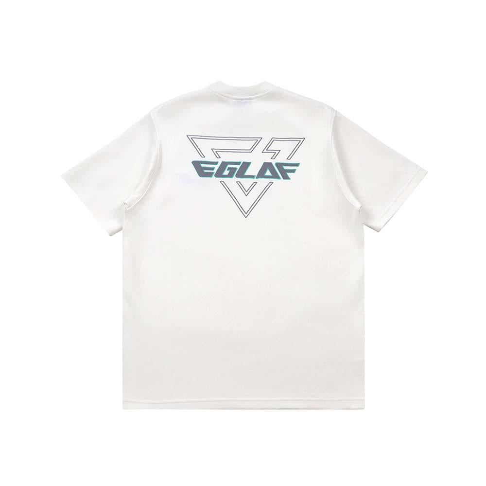 EGLAF Basic Triangle Logo Tee (White)