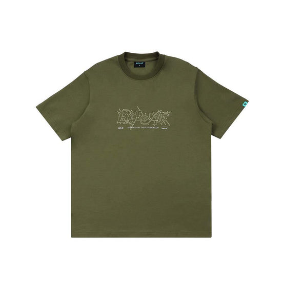 Thornscript Tee (Olive Green)