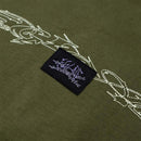 Thornscript Tee (Olive Green)