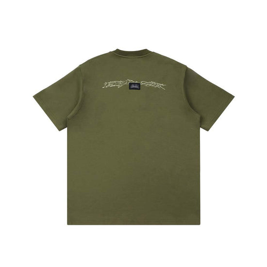 Thornscript Tee (Olive Green)