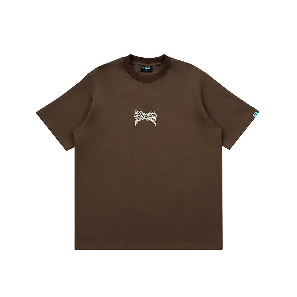 Flames Basic Tee (Brown)