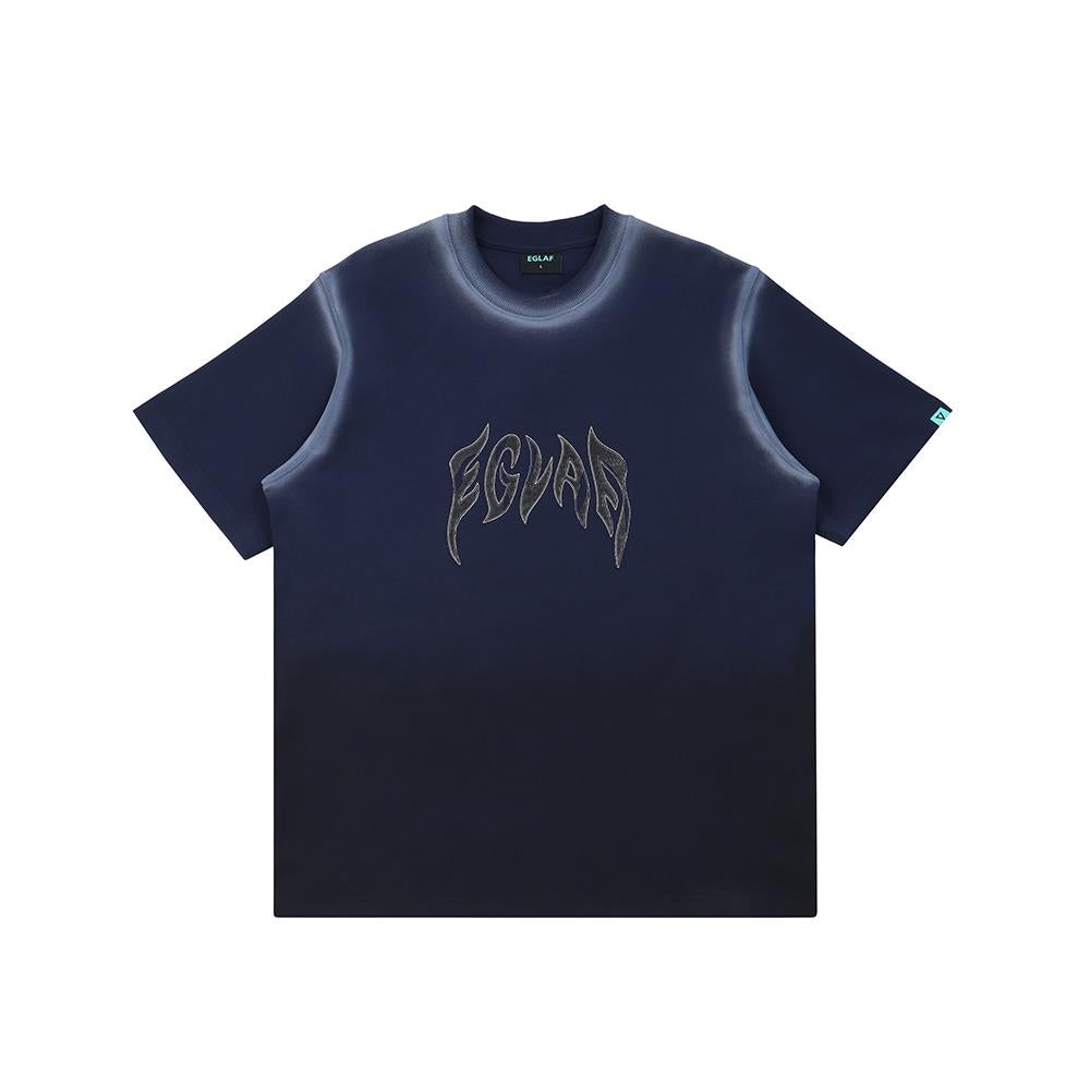 Flames Eglaf Logo Tee (Blue)