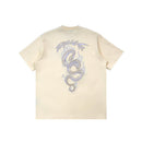 Flaming Serpent Logo Tee (Cream White)