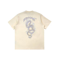 Flaming Serpent Logo Tee (Cream White)