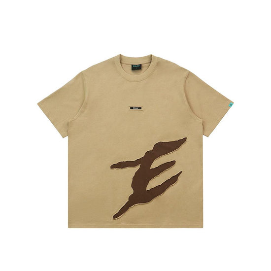 Fragments Reverse Applique Tee (Light Brown)