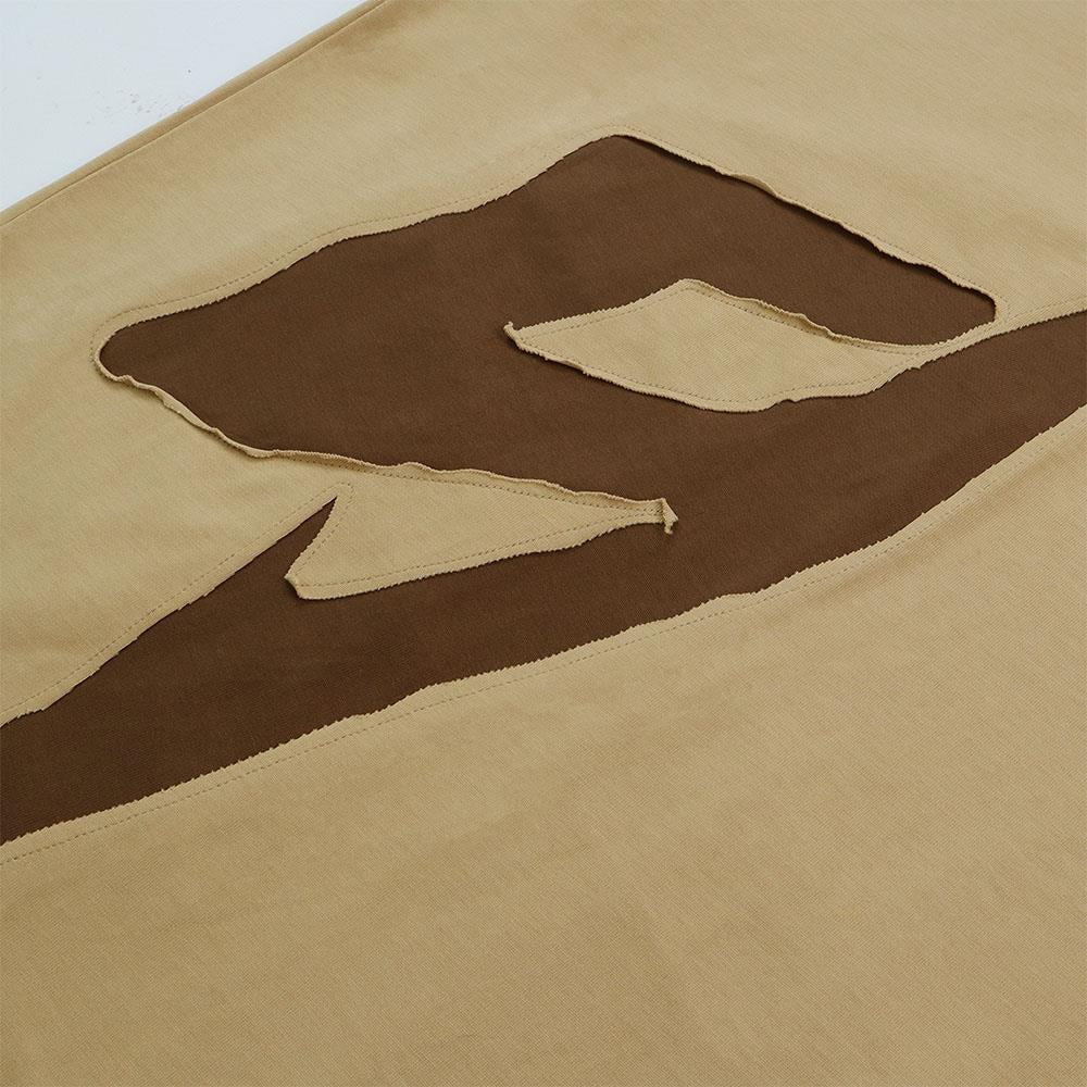Fragments Reverse Applique Tee (Light Brown)