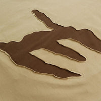 Fragments Reverse Applique Tee (Light Brown)