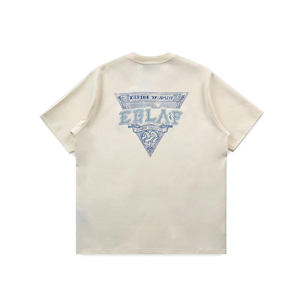 Sculpta Triangle Emblem Tee (Cream White)