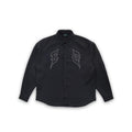 EG Silver Rivet Long Sleeve Shirt (Black)