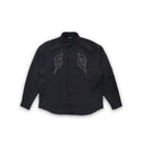 EG Silver Rivet Long Sleeve Shirt (Black)