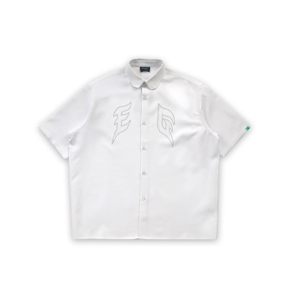 EG Silver Rivet Shirt (White)