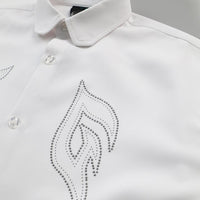 EG Silver Rivet Shirt (White)