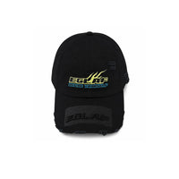 Flame Logo Distressed Cap (Black)