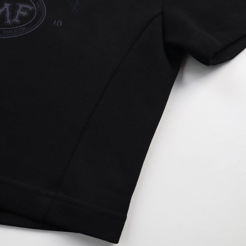 Sculpta Emblem Crop Top (Black)