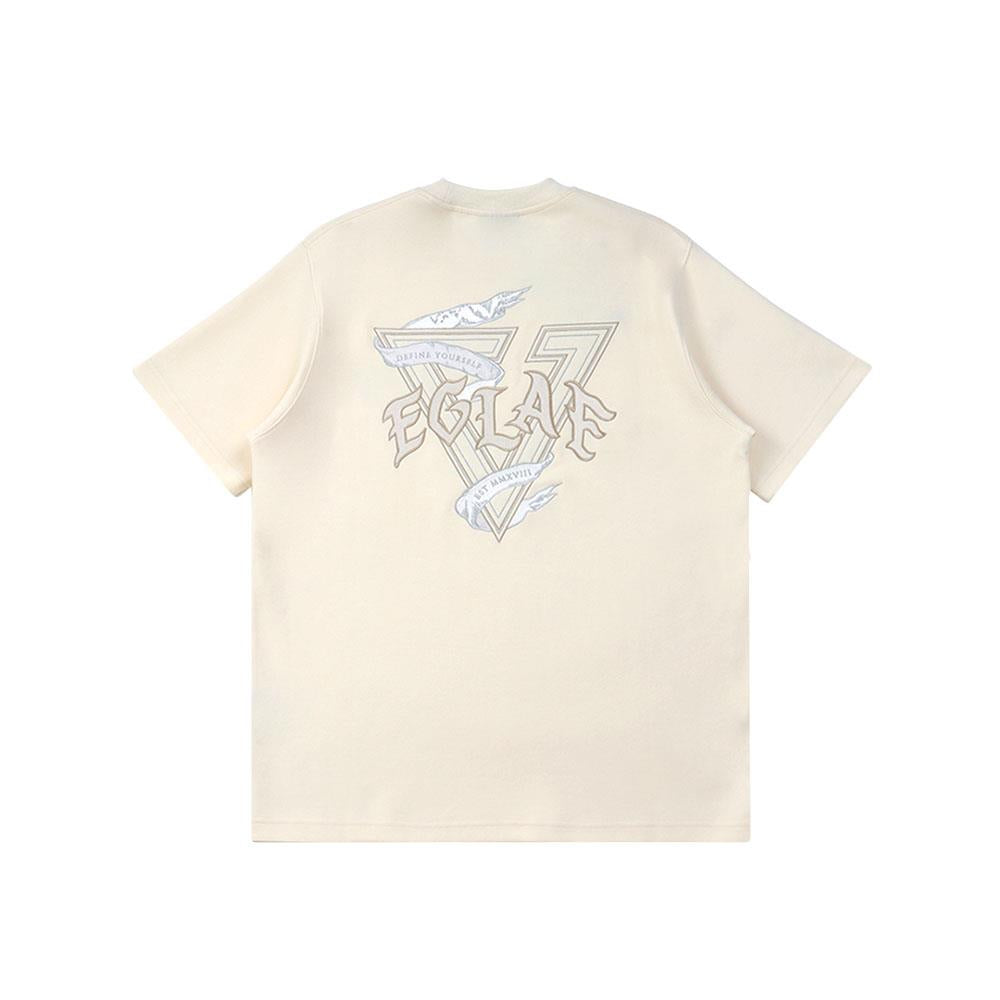 Sculpta Triangle Logo Tee (Cream White)