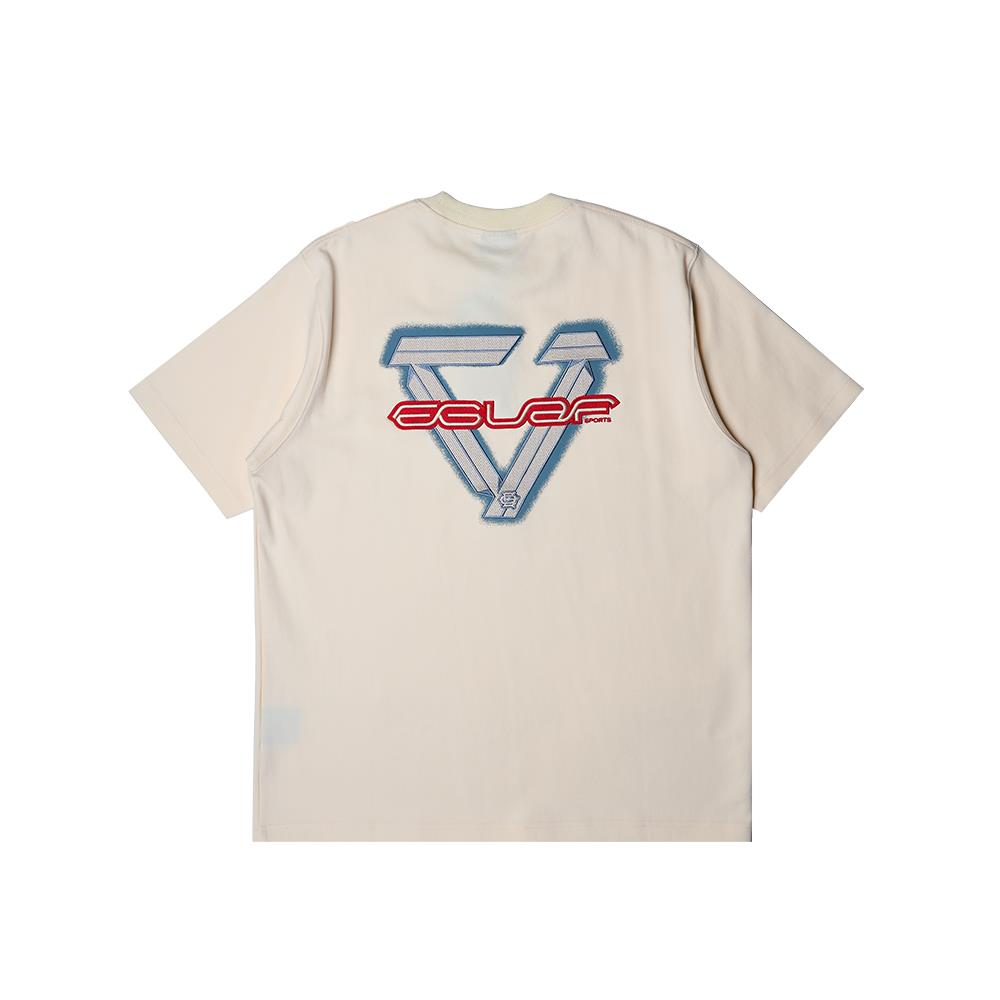 AG Triangle Logo Tee (Cream White)