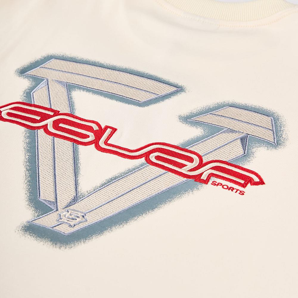 AG Triangle Logo Tee (Cream White)