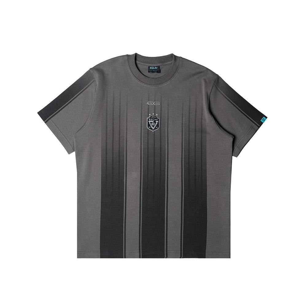 AG Stripes Tee (Warm Grey)