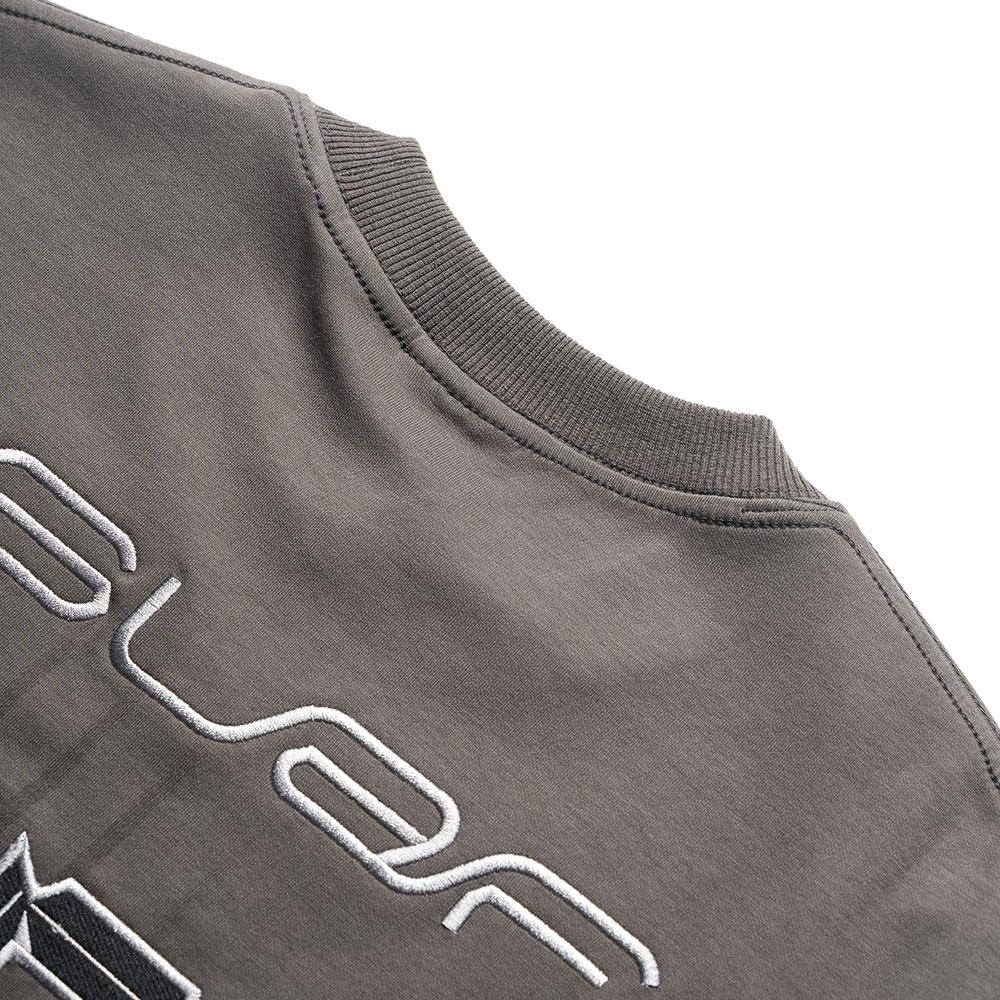 AG Stripes Tee (Warm Grey)