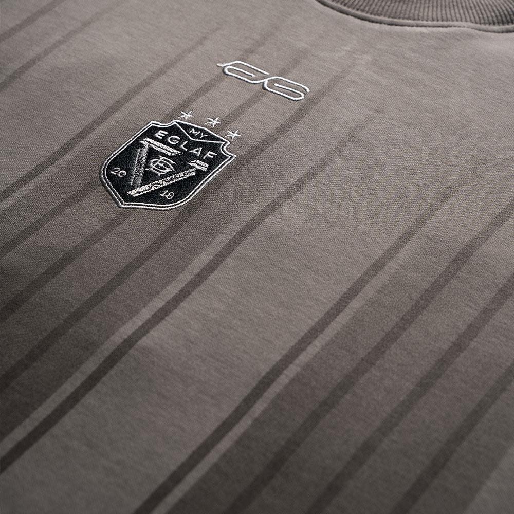 AG Stripes Tee (Warm Grey)