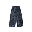Duo Way Camo Cargo Pants (Black)