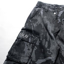 Duo Way Camo Cargo Pants (Black)