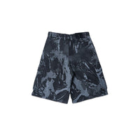 Duo Way Camo Cargo Pants (Black)