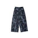 Duo Way Camo Cargo Pants (Black)
