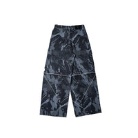 Duo Way Camo Cargo Pants (Black)