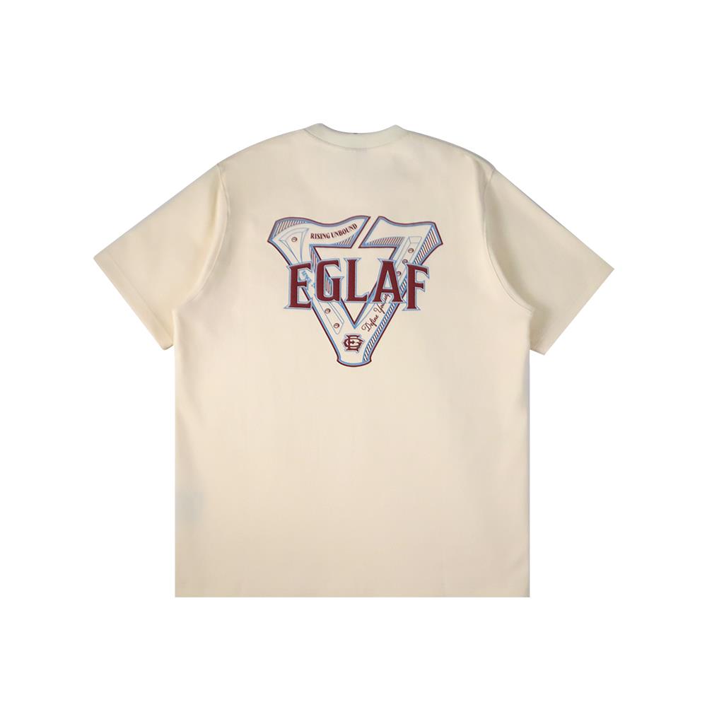 RU Triangle Logo Tee (Cream White)