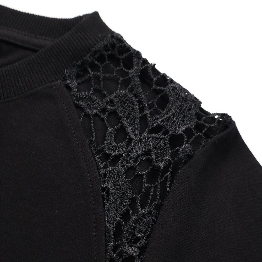 RU Lace Crop Top (Black)
