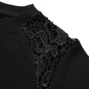 RU Lace Crop Top (Black)
