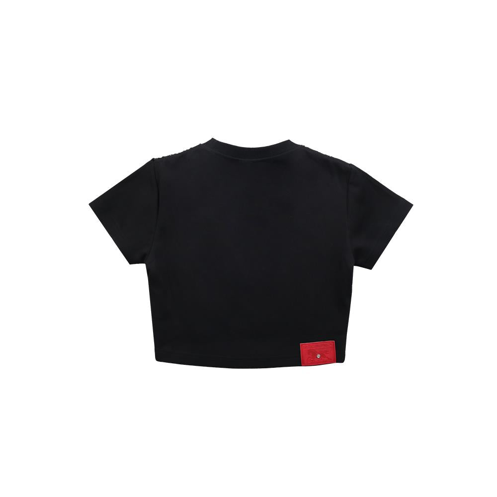 RU Lace Crop Top (Black)