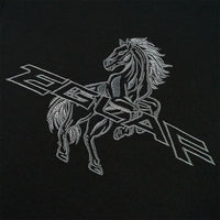 RU Stallion Crop Top (Black)