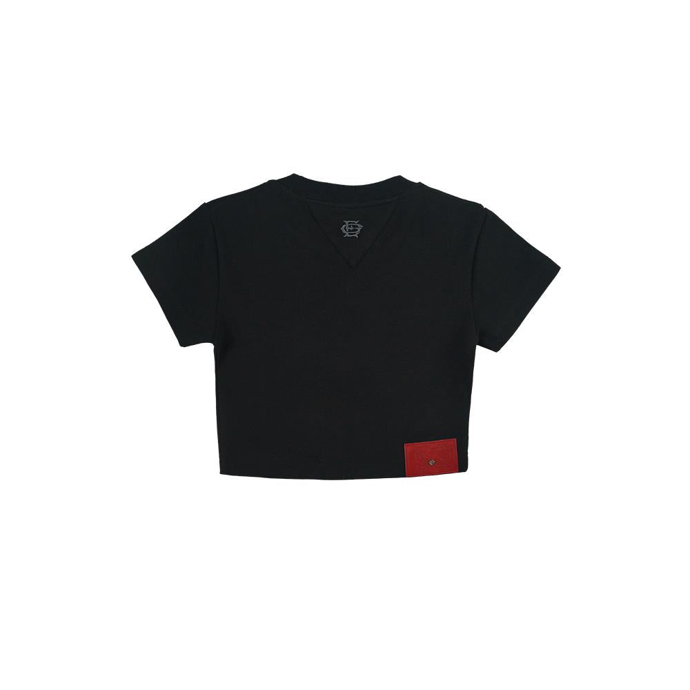RU Stallion Crop Top (Black)