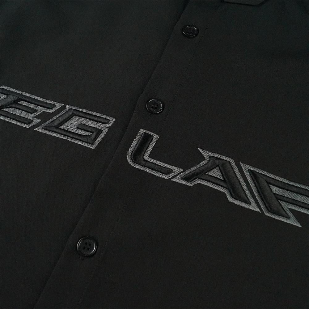 RU Embroidery Chest Logo Shirt (Black)